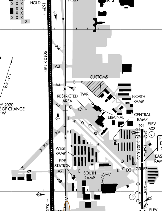 KPAE airport diagram