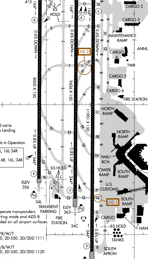 KSEA airport diagram